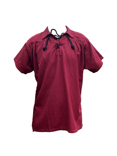 Trollfelsen Mittelalter Hemd Linhardt Maroon _1_ Trollfelsen Mittelalter Hemd Linhardt Maroon _1_